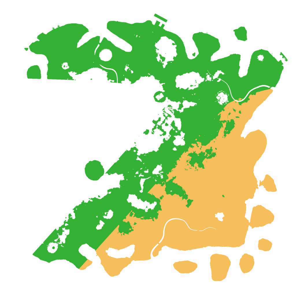 Biome Rust Map: Procedural Map, Size: 4250, Seed: 881847915