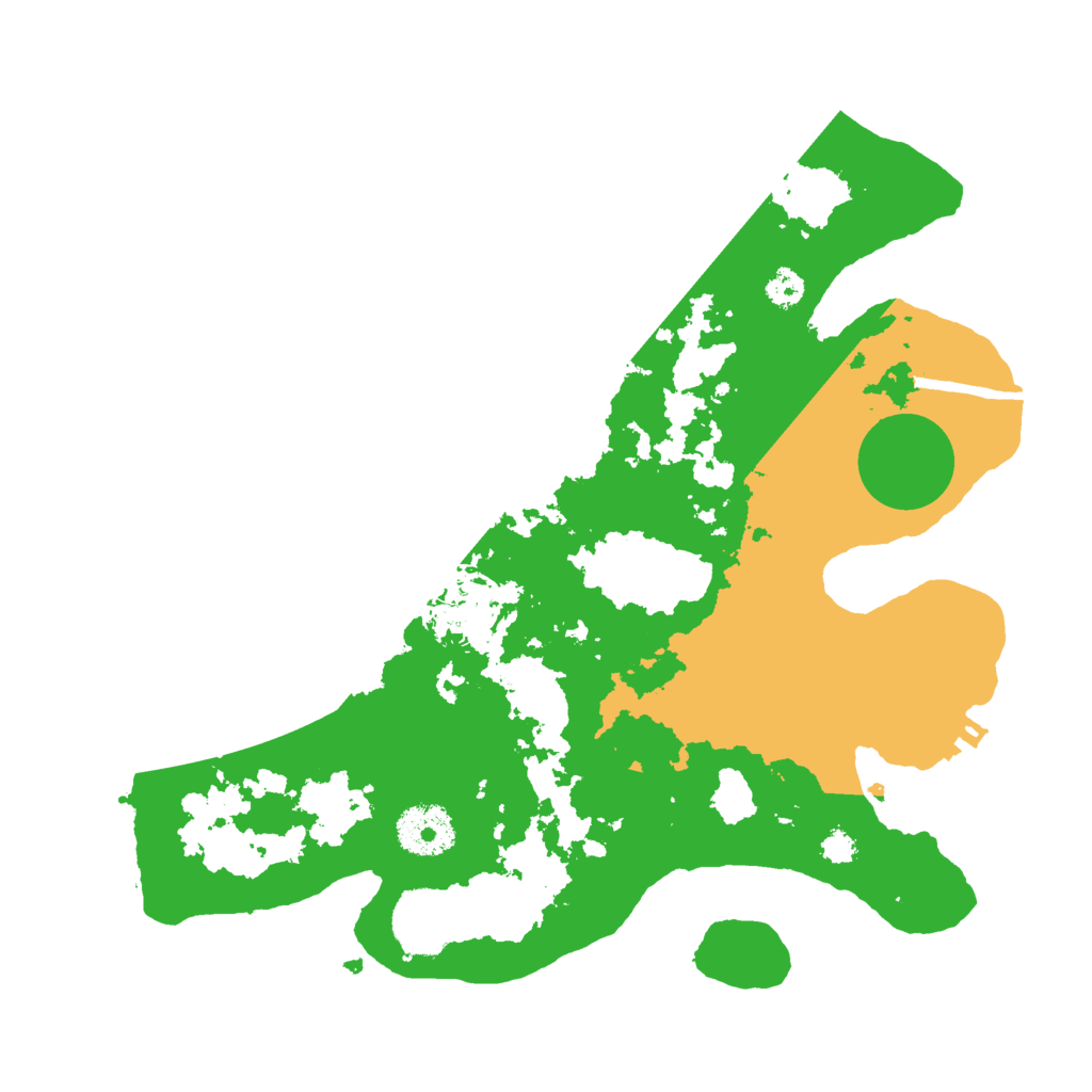 Biome Rust Map: Procedural Map, Size: 3000, Seed: 2023968099