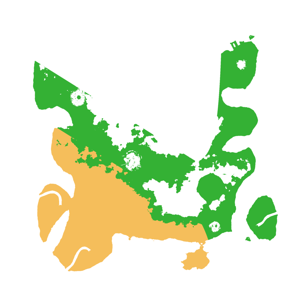 Biome Rust Map: Procedural Map, Size: 3000, Seed: 92139664