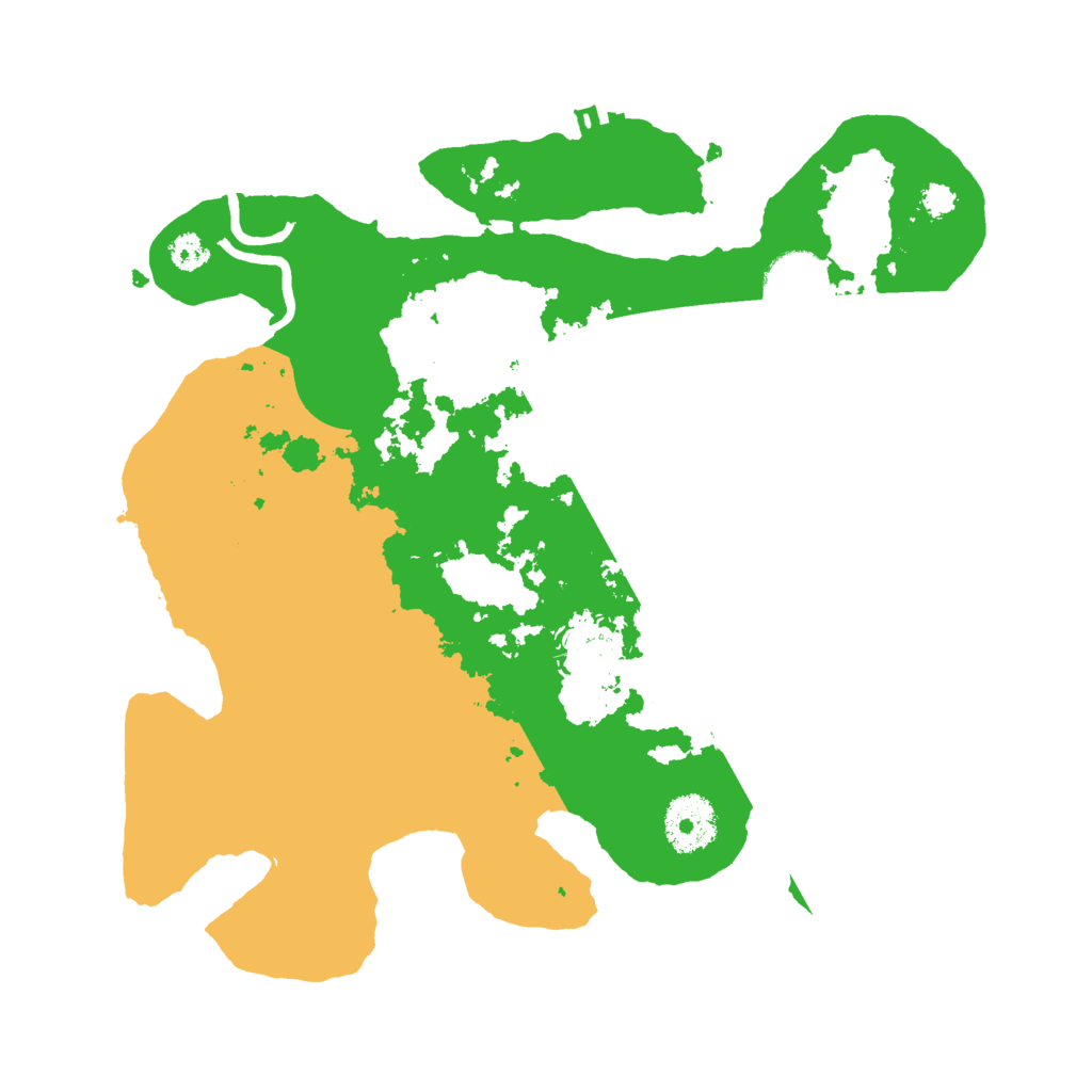 Biome Rust Map: Procedural Map, Size: 3000, Seed: 418890038