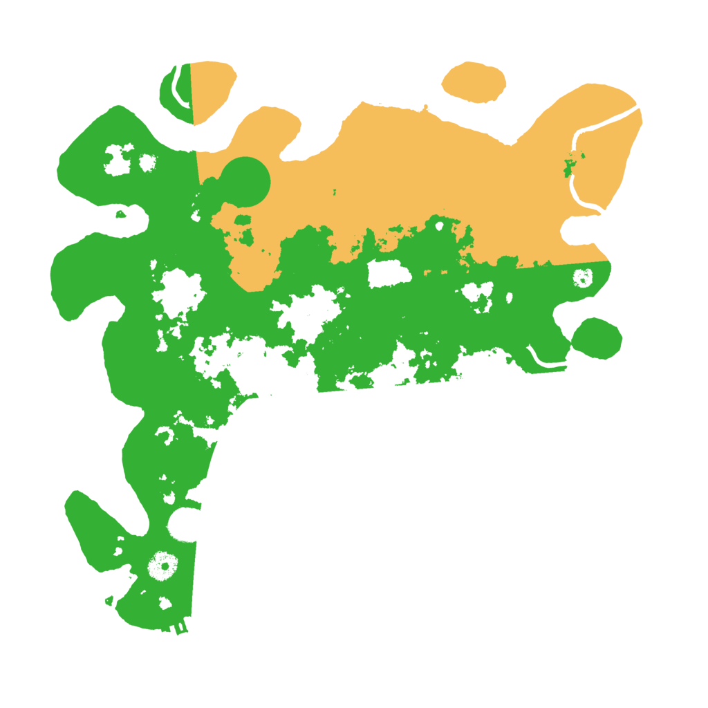 Biome Rust Map: Procedural Map, Size: 3700, Seed: 1182717126