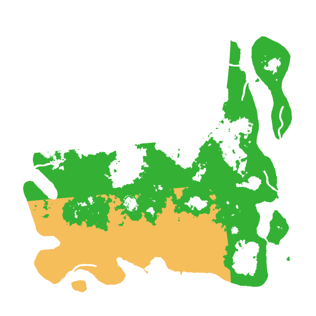 Biome Rust Map: Procedural Map, Size: 3900, Seed: 65683756