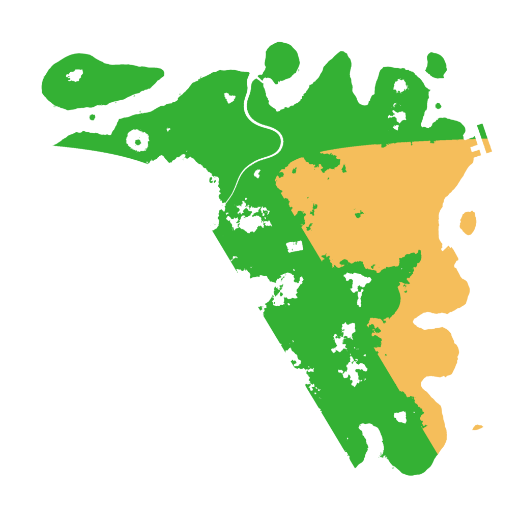 Biome Rust Map: Procedural Map, Size: 3550, Seed: 28602286