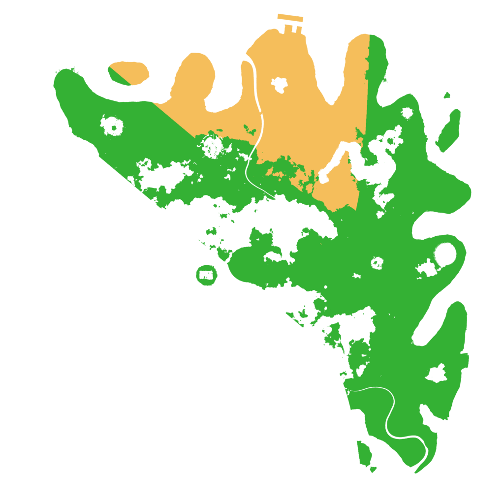 Biome Rust Map: Procedural Map, Size: 4000, Seed: 549