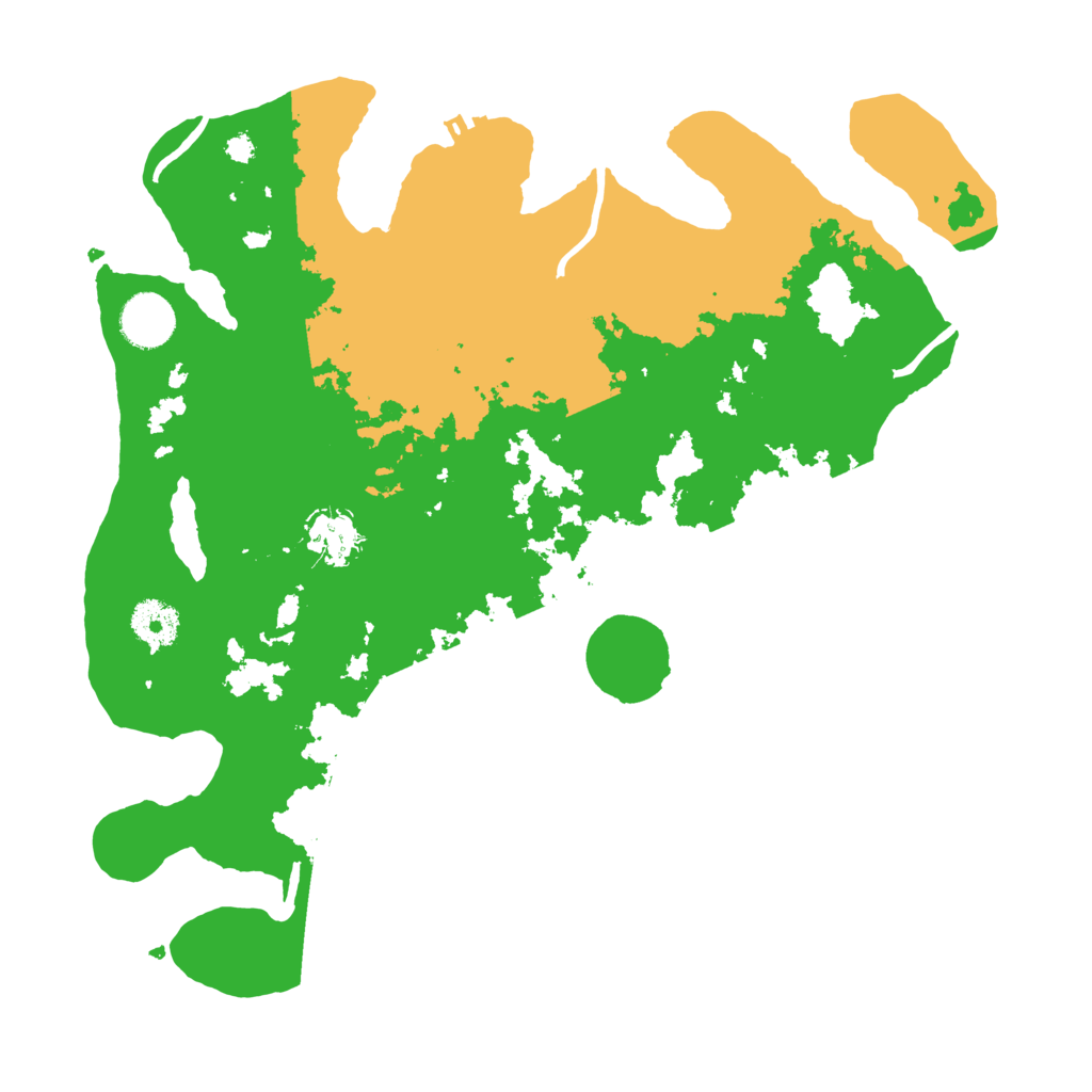 Biome Rust Map: Procedural Map, Size: 3500, Seed: 595937630