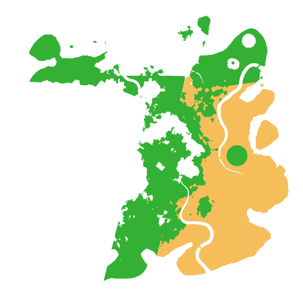 Biome Rust Map: Procedural Map, Size: 3850, Seed: 79113368
