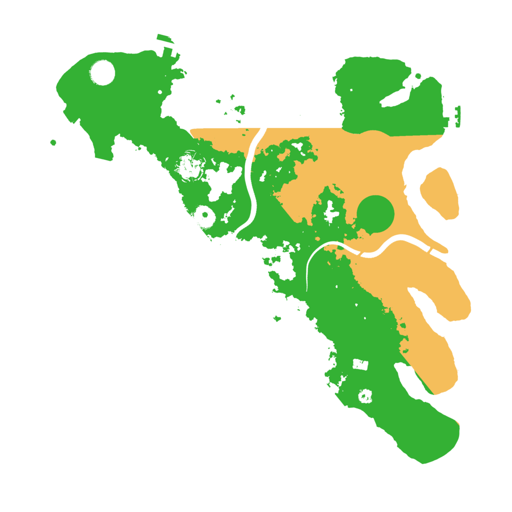 Biome Rust Map: Procedural Map, Size: 3600, Seed: 932186054
