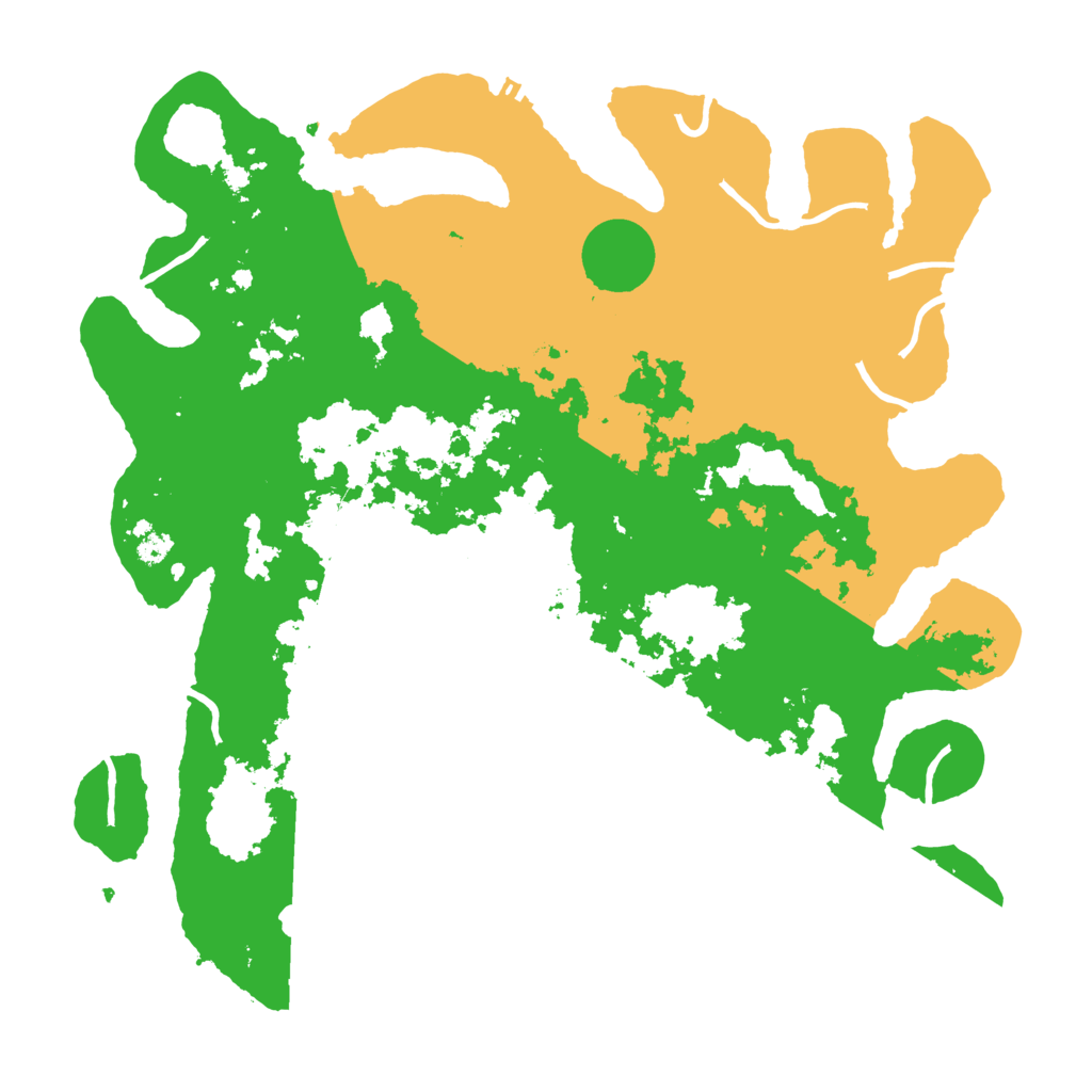 Biome Rust Map: Procedural Map, Size: 3950, Seed: 70565933