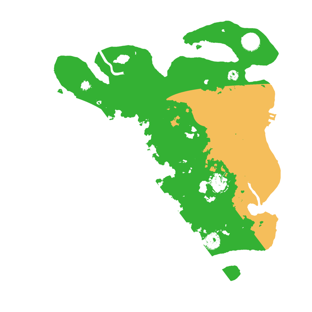 Biome Rust Map: Procedural Map, Size: 3000, Seed: 593638904
