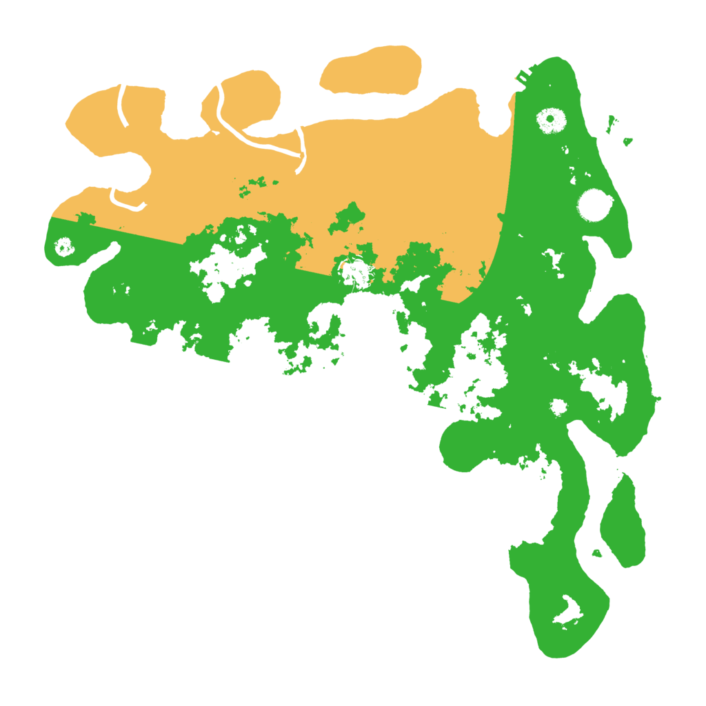 Biome Rust Map: Procedural Map, Size: 3850, Seed: 80082
