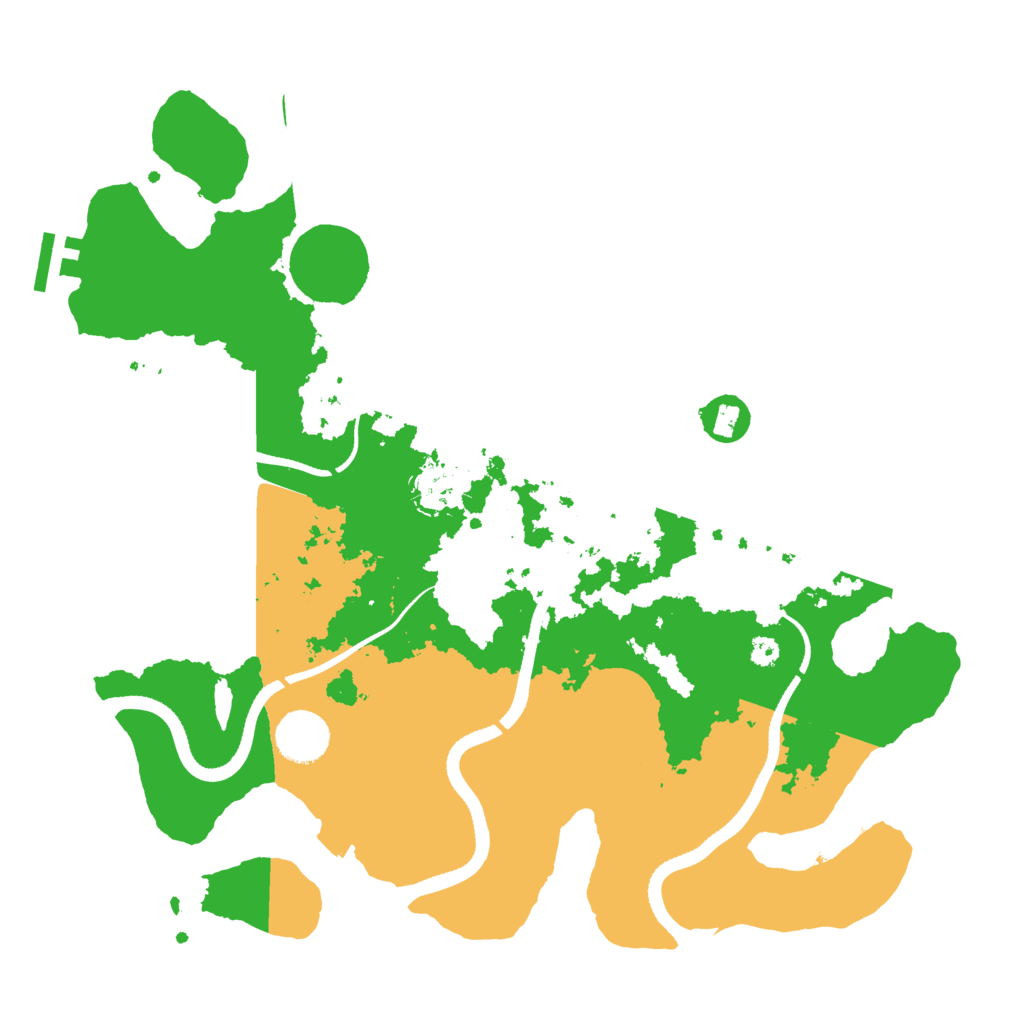 Biome Rust Map: Procedural Map, Size: 3500, Seed: 1092197829