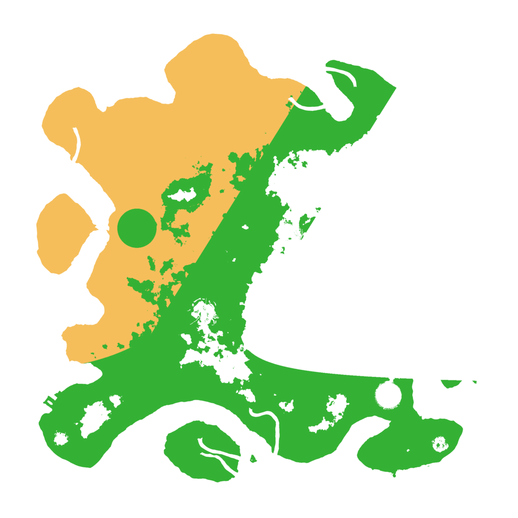 Biome Rust Map: Procedural Map, Size: 3500, Seed: 96846577