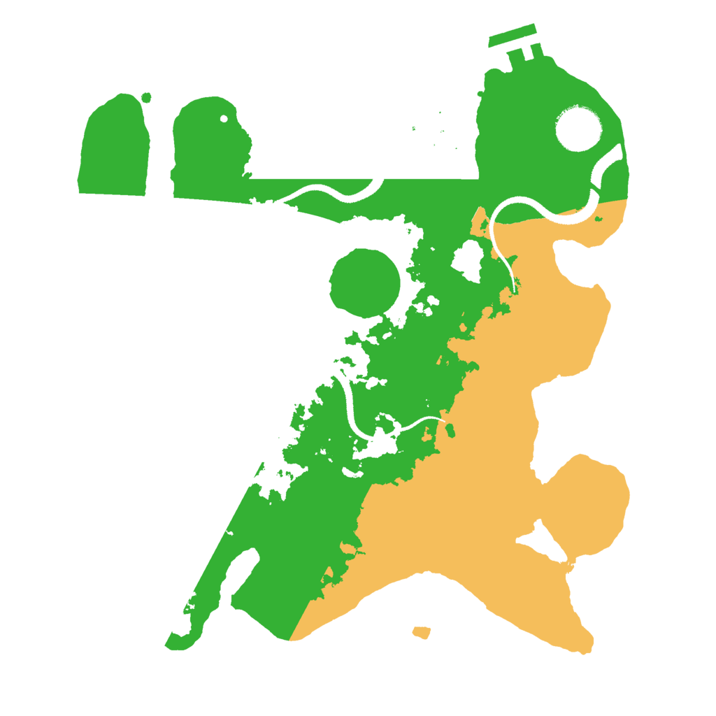 Biome Rust Map: Procedural Map, Size: 2795, Seed: 3458