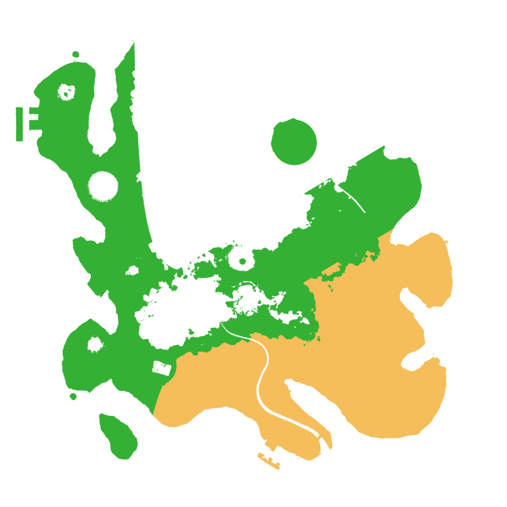 Biome Rust Map: Procedural Map, Size: 3000, Seed: 358388
