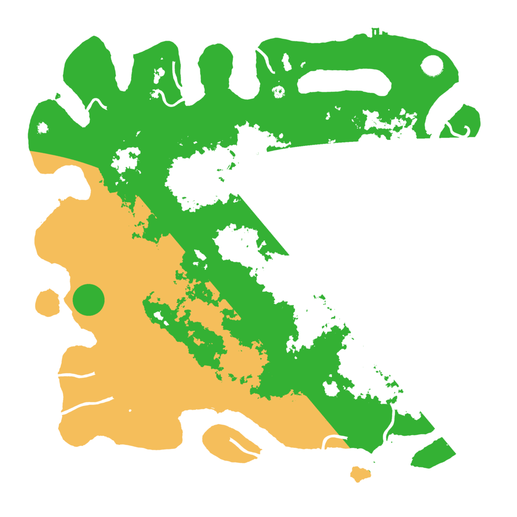 Biome Rust Map: Procedural Map, Size: 4300, Seed: 93452349