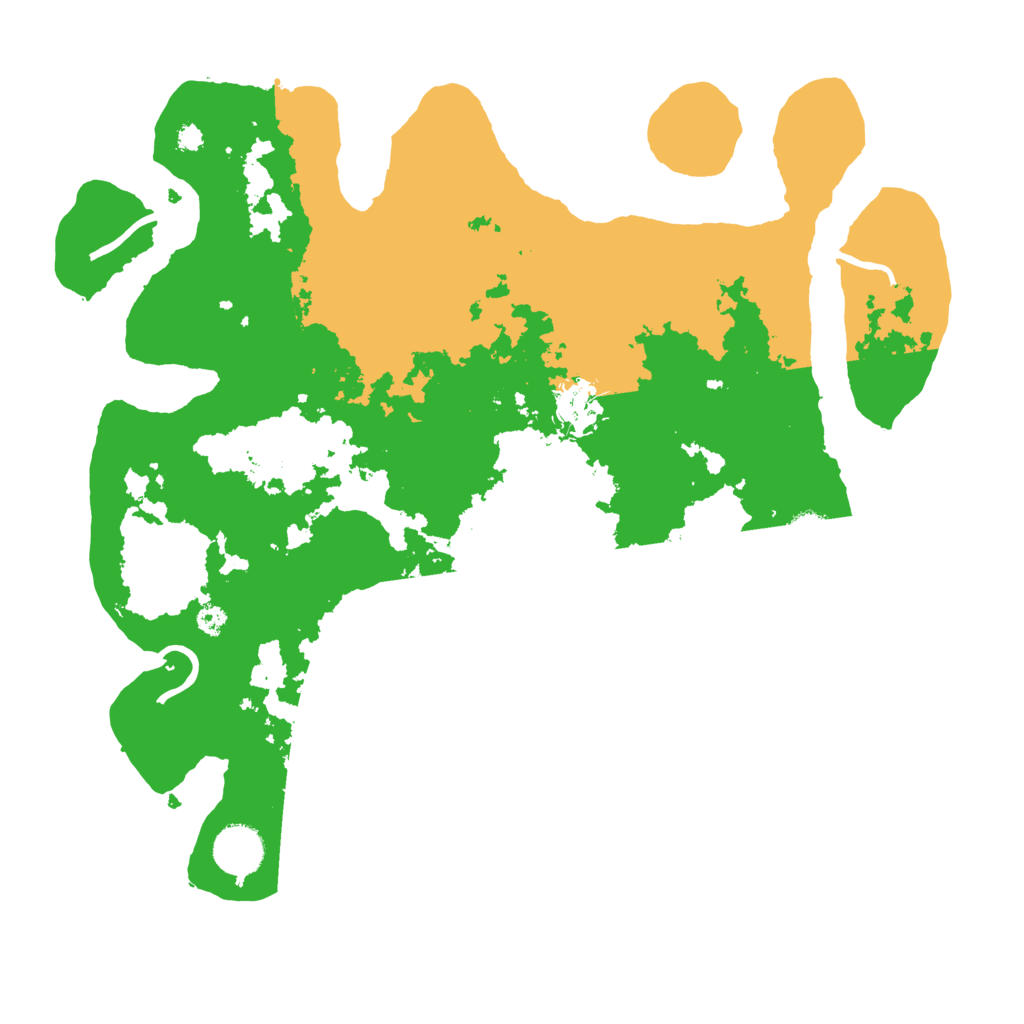 Biome Rust Map: Procedural Map, Size: 3550, Seed: 53843986