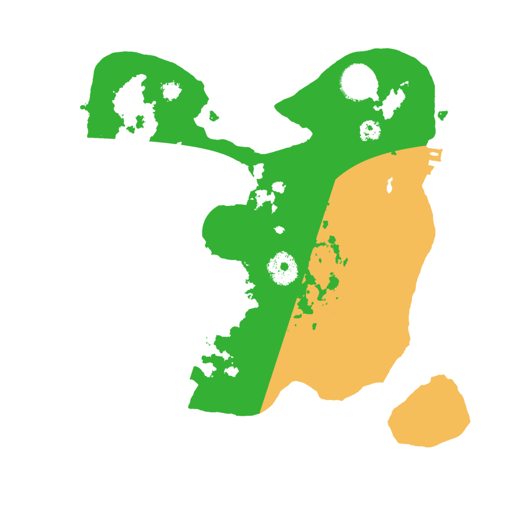 Biome Rust Map: Procedural Map, Size: 2500, Seed: 1947573760