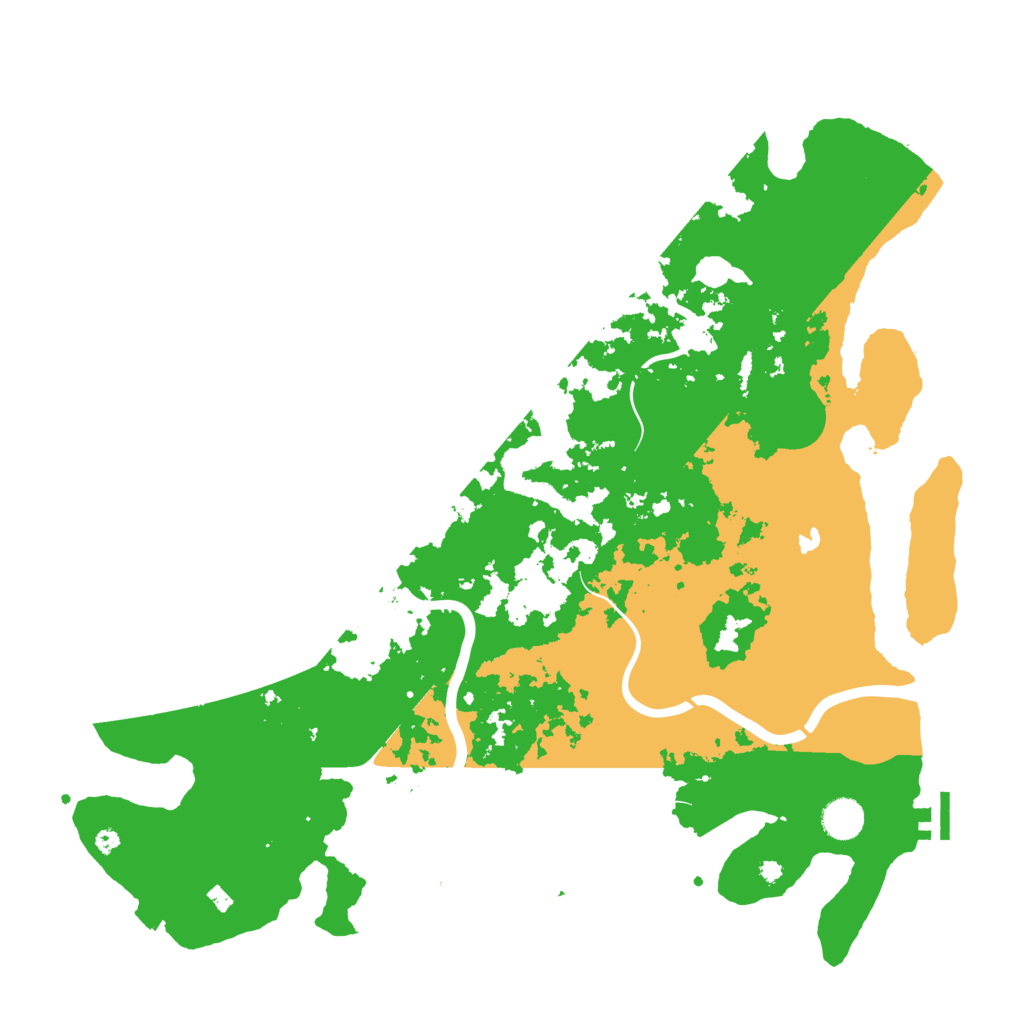 Biome Rust Map: Procedural Map, Size: 4300, Seed: 17