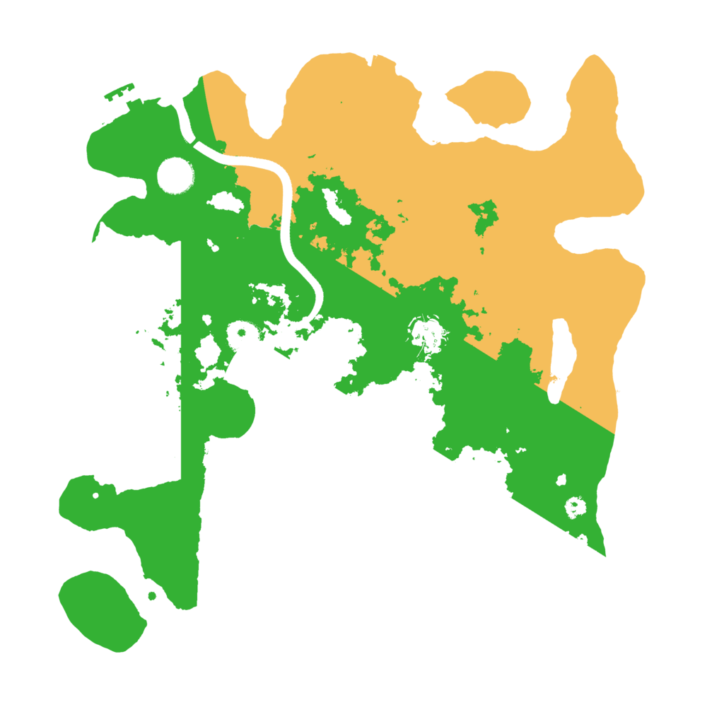 Biome Rust Map: Procedural Map, Size: 3500, Seed: 1720217729