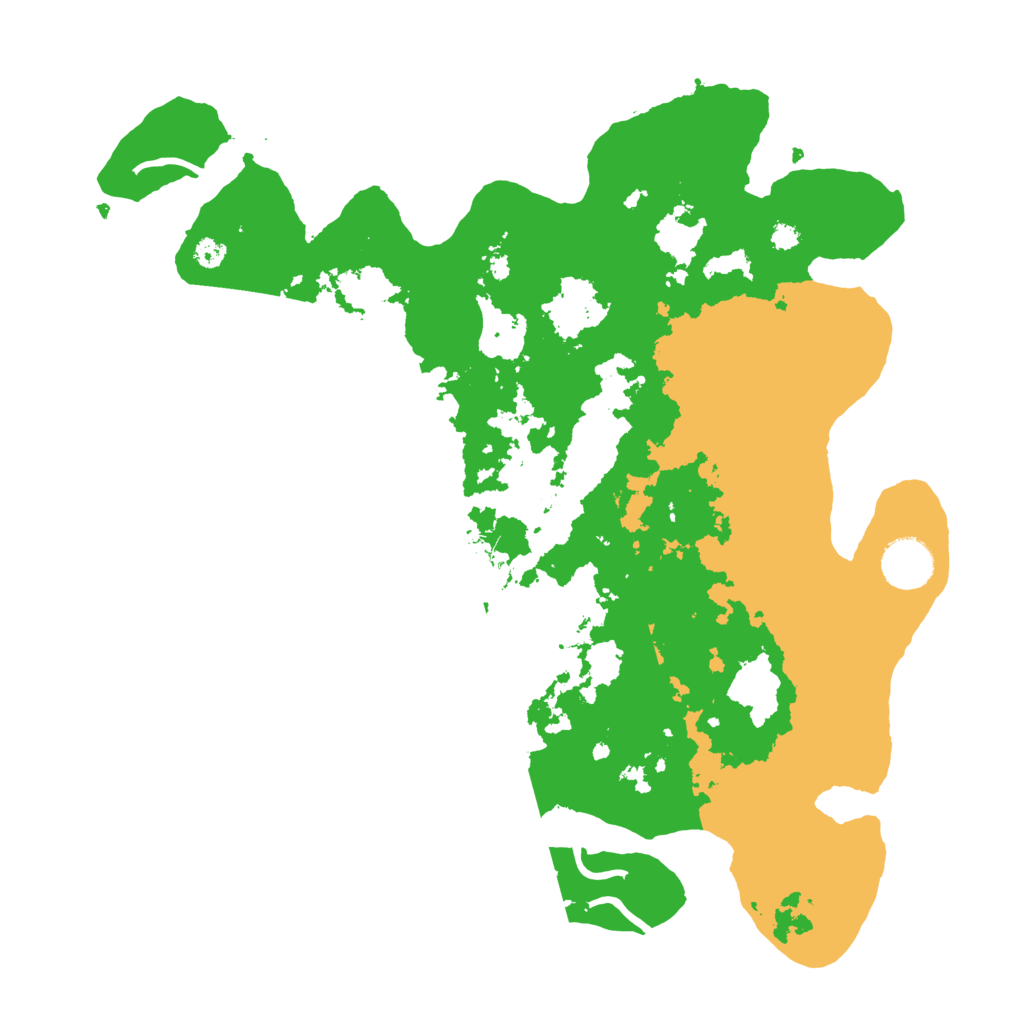 Biome Rust Map: Procedural Map, Size: 3500, Seed: 1609399027