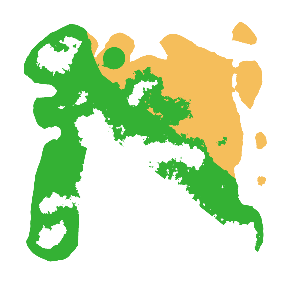 Biome Rust Map: Barren, Size: 3500, Seed: 998788670