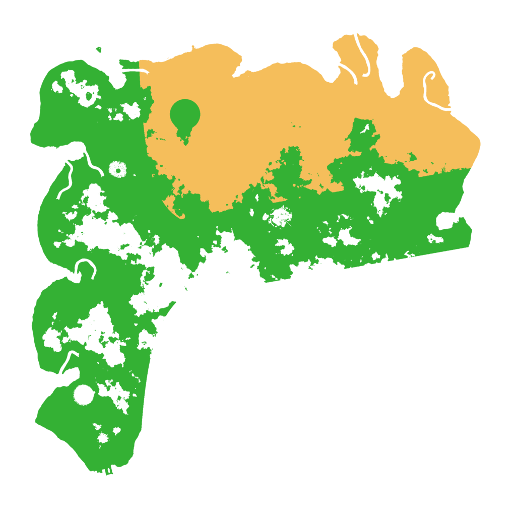 Biome Rust Map: Procedural Map, Size: 4500, Seed: 724067284