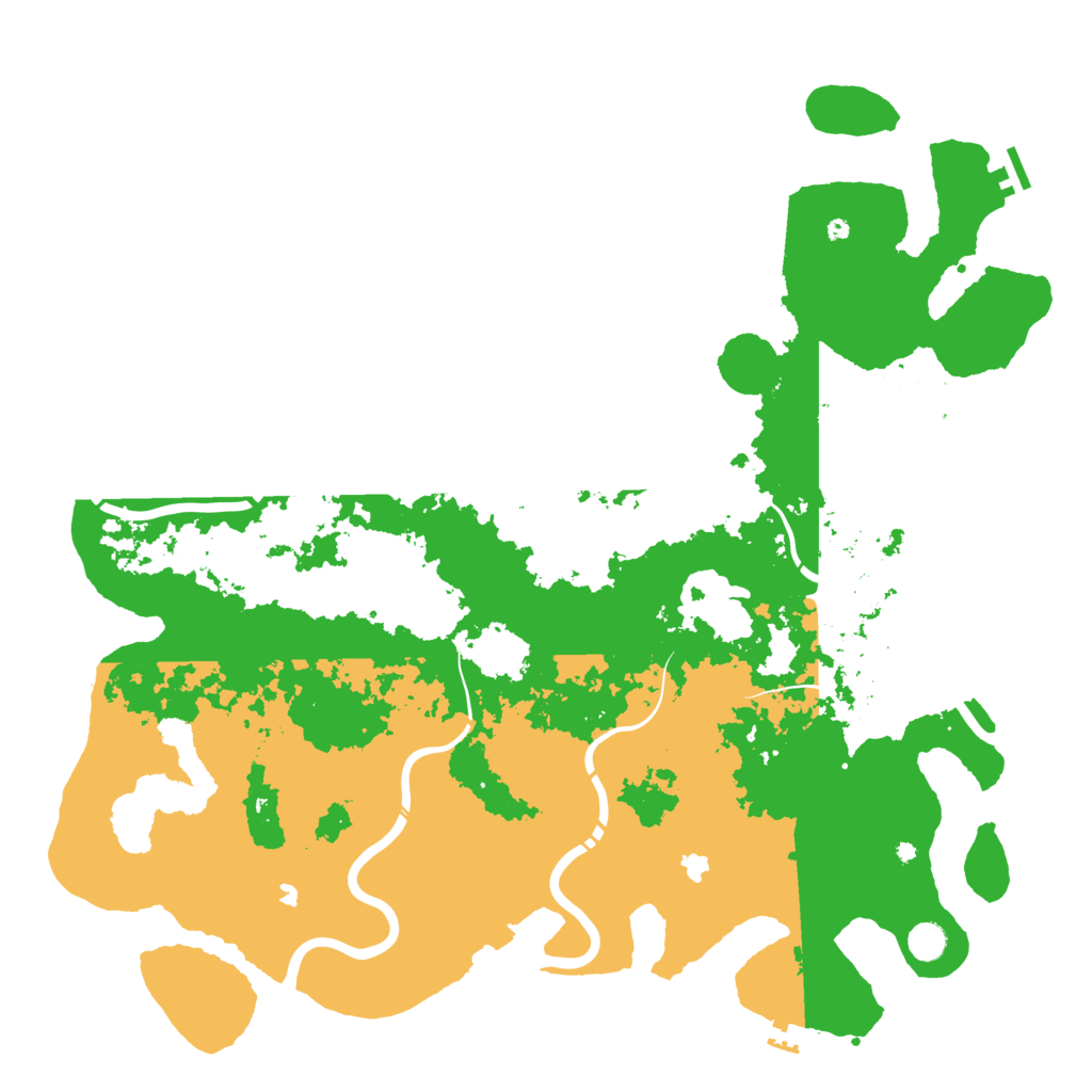 Biome Rust Map: Procedural Map, Size: 5000, Seed: 399809526