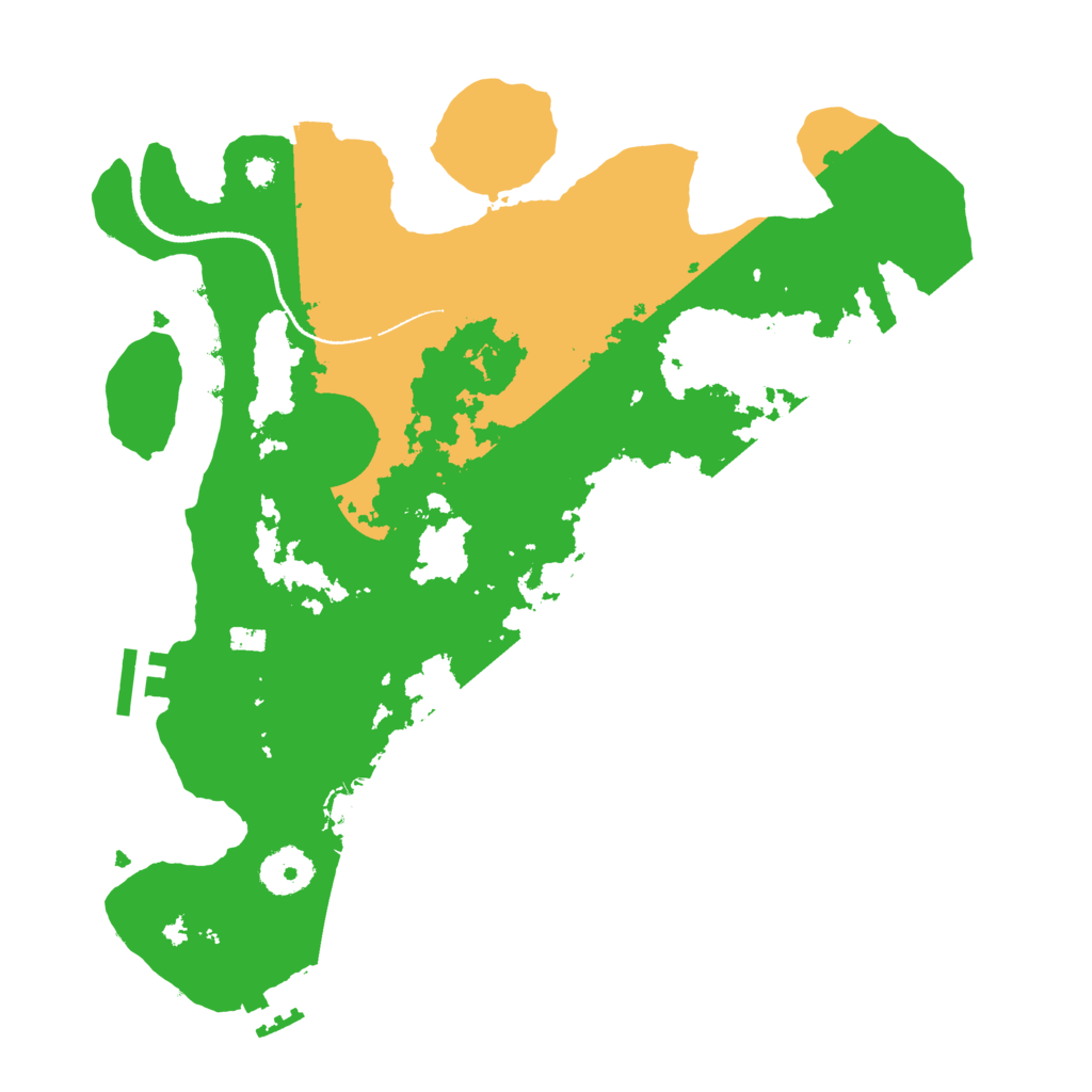 Biome Rust Map: Procedural Map, Size: 3300, Seed: 12463