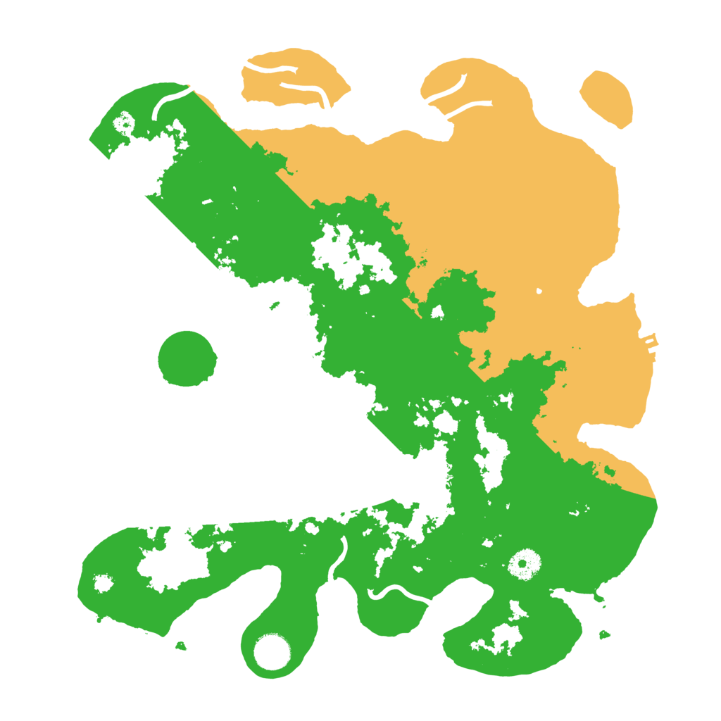 Biome Rust Map: Procedural Map, Size: 3500, Seed: 1821578671