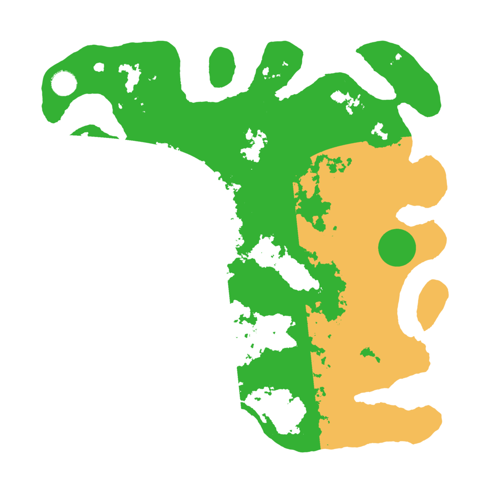 Biome Rust Map: Barren, Size: 3500, Seed: 2058930899