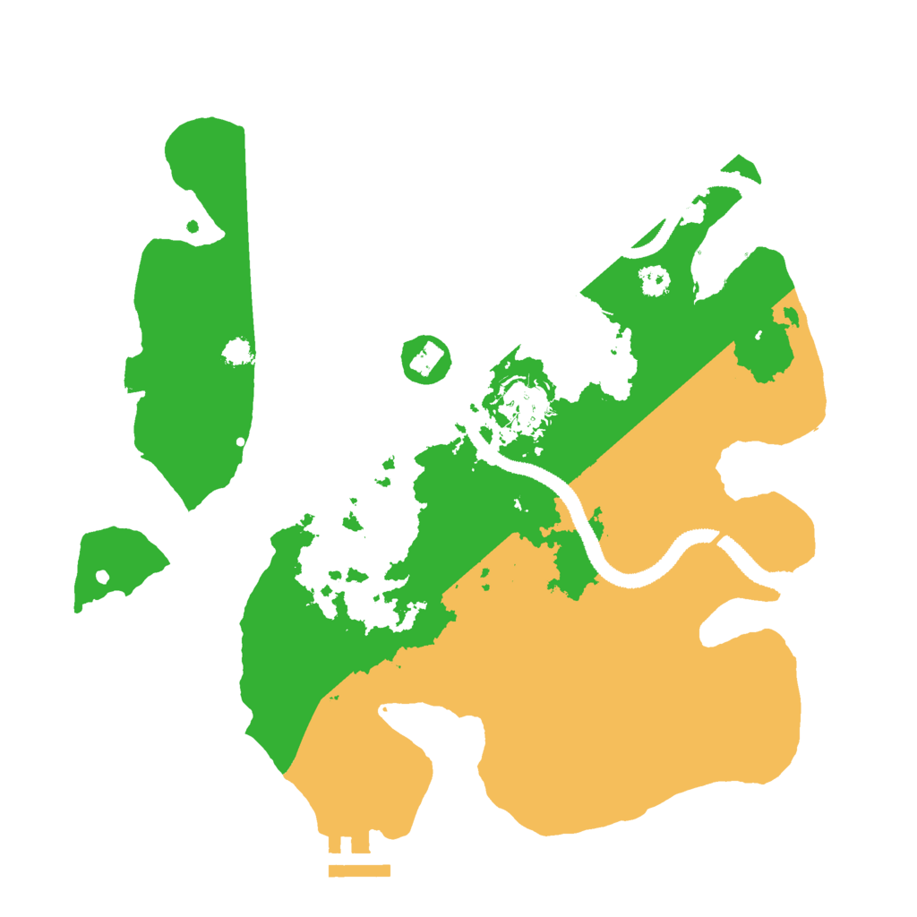 Biome Rust Map: Procedural Map, Size: 3000, Seed: 6326