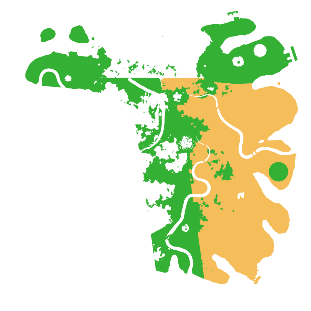 Biome Rust Map: Procedural Map, Size: 4250, Seed: 160922