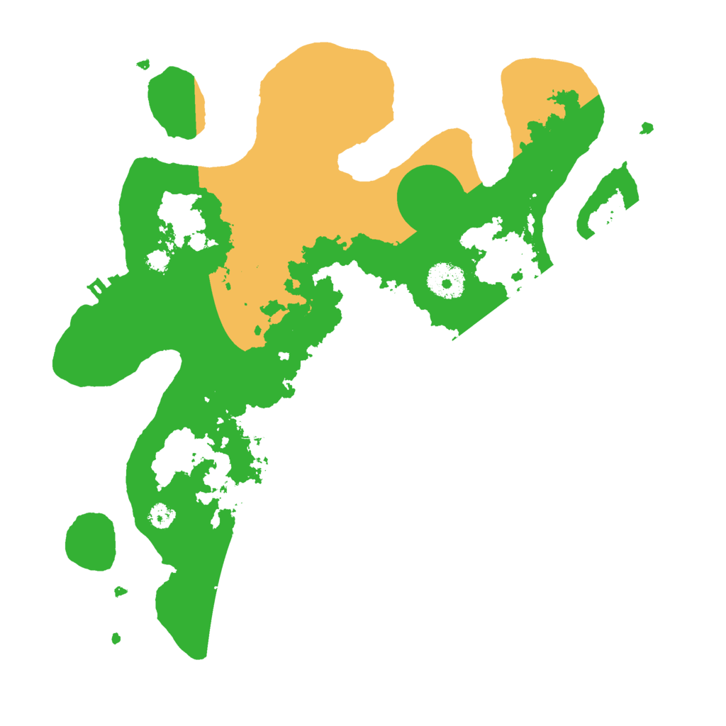 Biome Rust Map: Procedural Map, Size: 3000, Seed: 14552