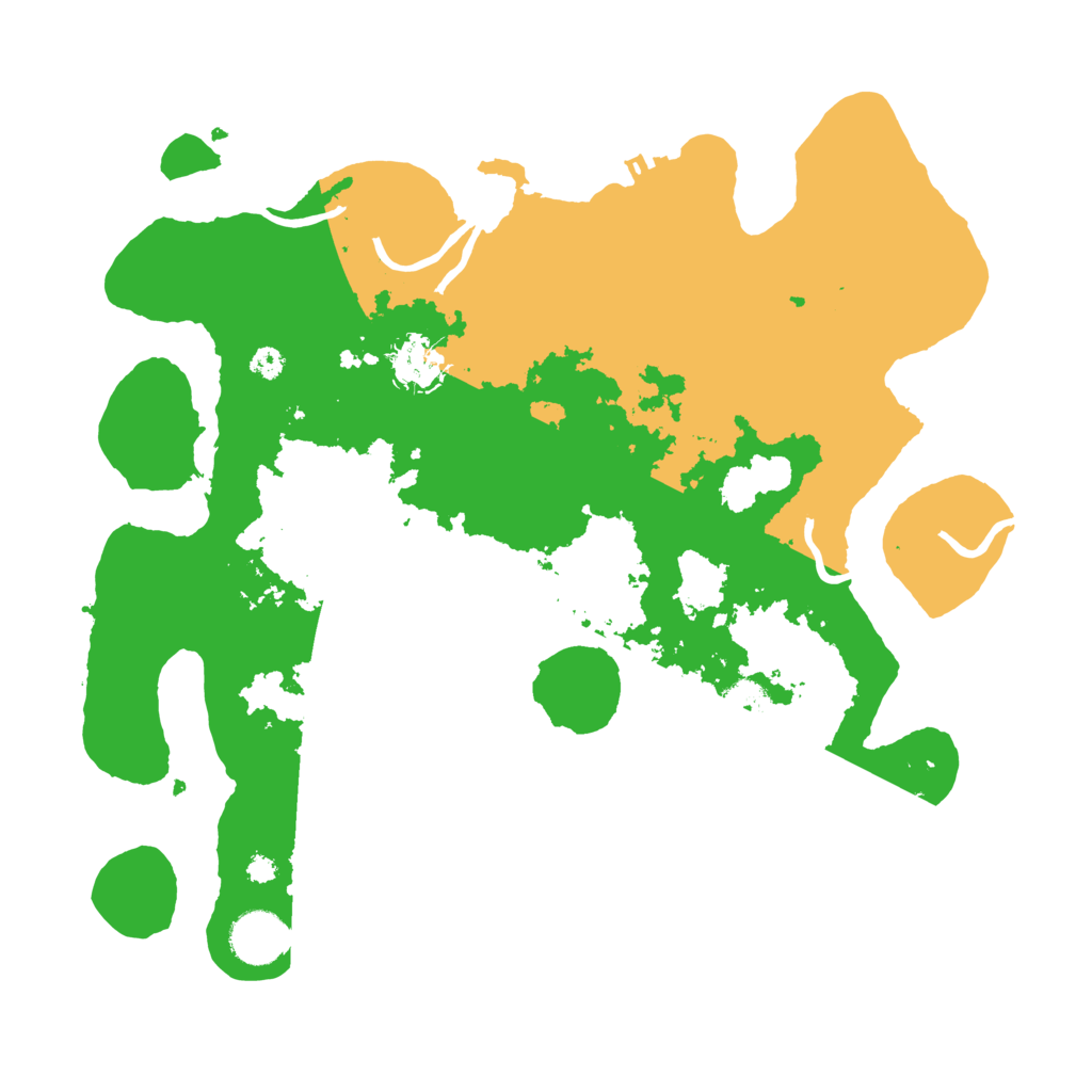 Biome Rust Map: Procedural Map, Size: 3500, Seed: 20220916