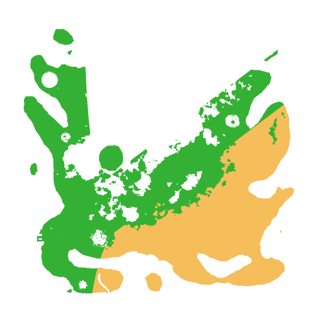 Biome Rust Map: Procedural Map, Size: 3500, Seed: 487664818