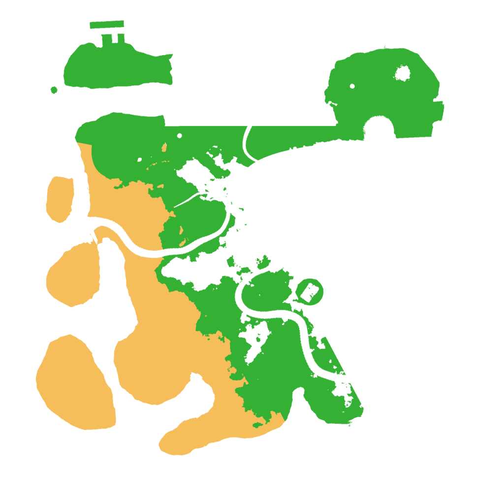 Biome Rust Map: Procedural Map, Size: 3000, Seed: 9457