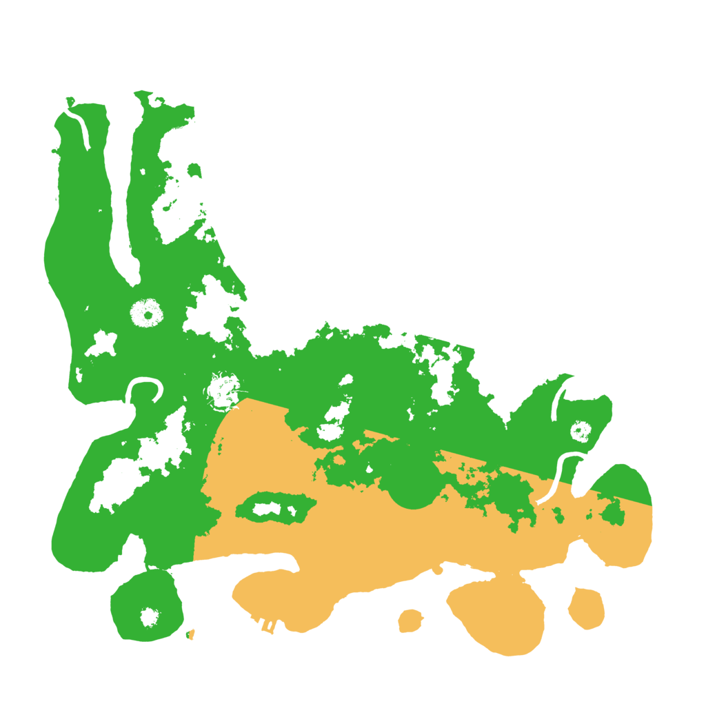 Biome Rust Map: Procedural Map, Size: 3500, Seed: 2078138864