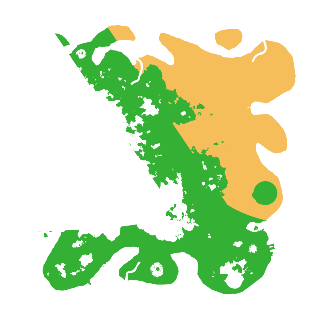 Biome Rust Map: Procedural Map, Size: 3500, Seed: 1643615589