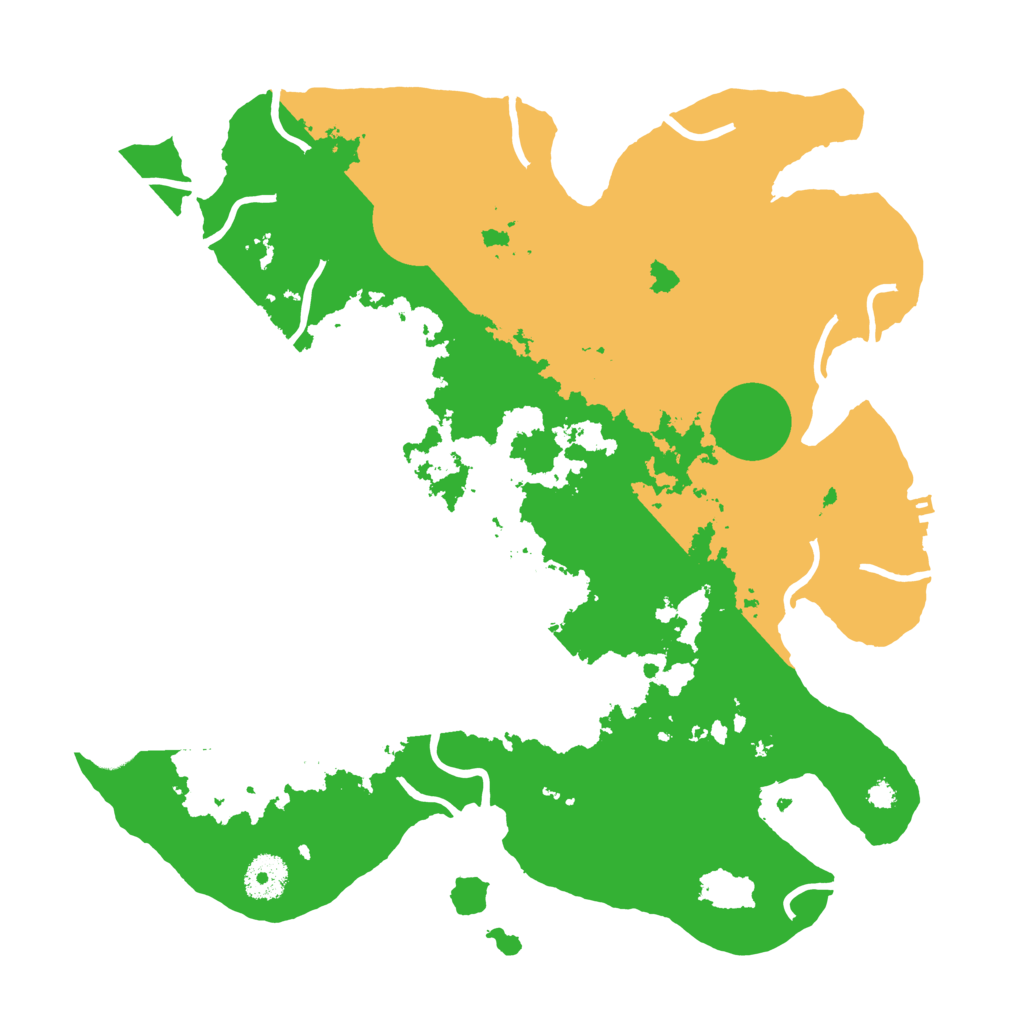 Biome Rust Map: Procedural Map, Size: 3471, Seed: 1984