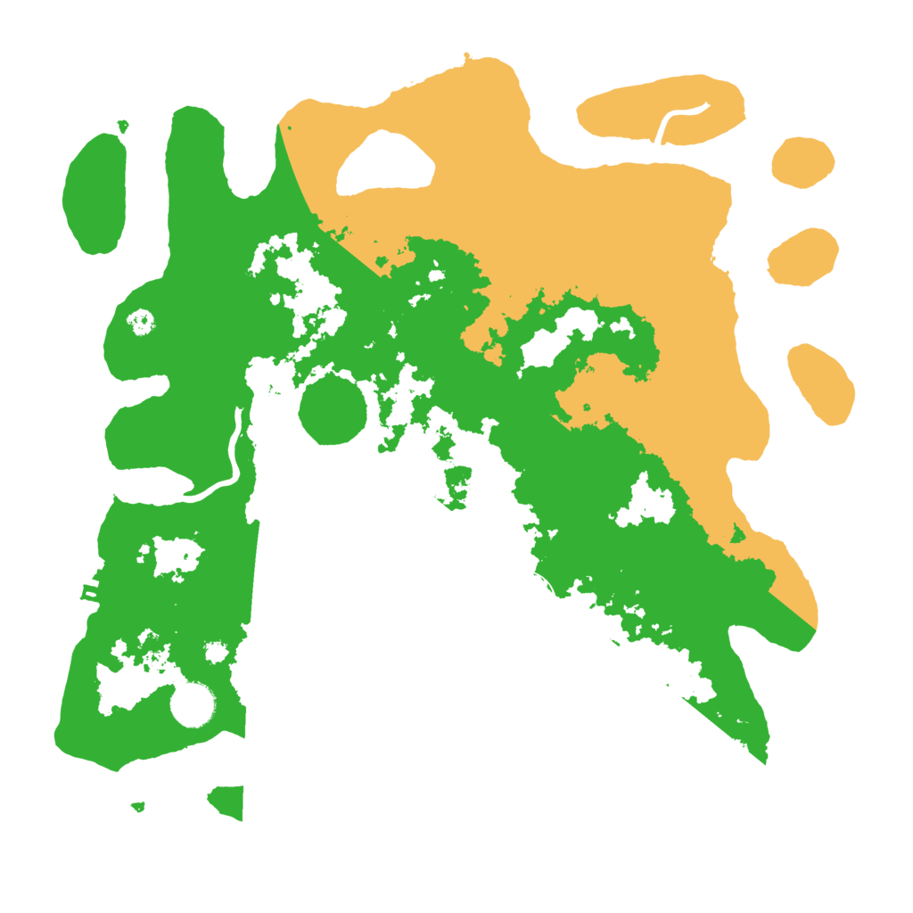 Biome Rust Map: Procedural Map, Size: 3600, Seed: 98465806