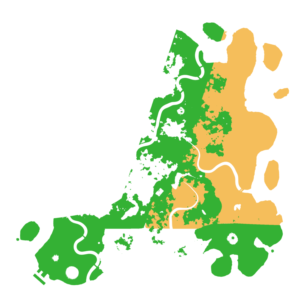 Biome Rust Map: Procedural Map, Size: 4250, Seed: 395727638