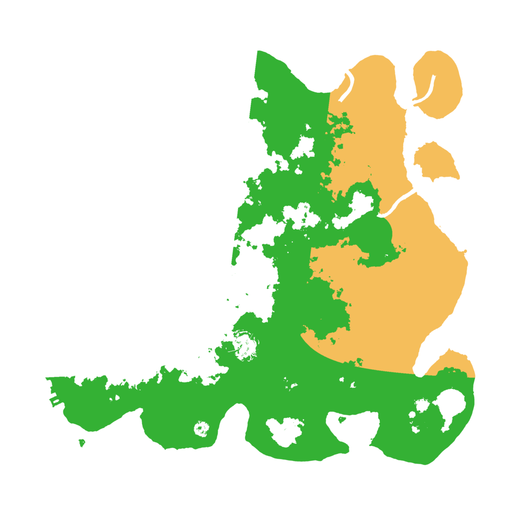 Biome Rust Map: Procedural Map, Size: 3500, Seed: 843176921