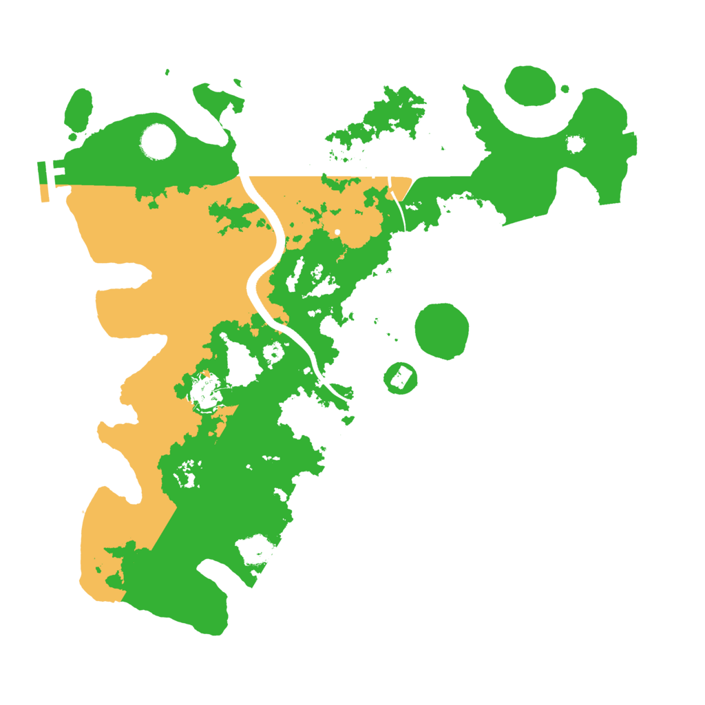 Biome Rust Map: Procedural Map, Size: 3500, Seed: 192517937