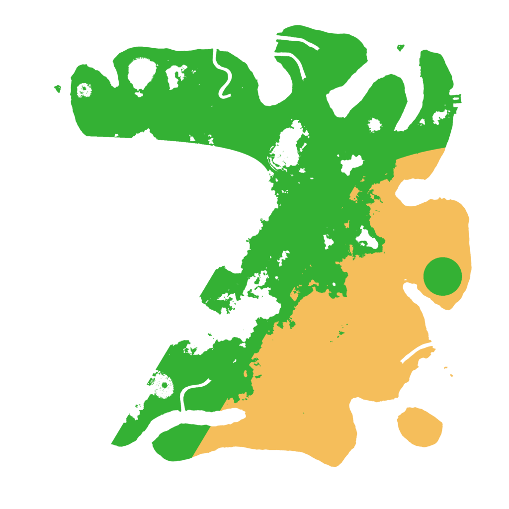 Biome Rust Map: Procedural Map, Size: 3500, Seed: 25789