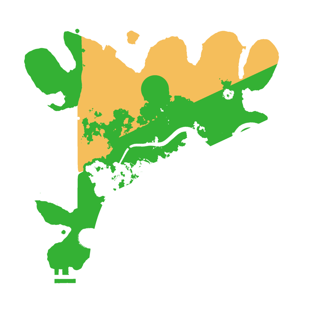 Biome Rust Map: Procedural Map, Size: 2950, Seed: 4532423