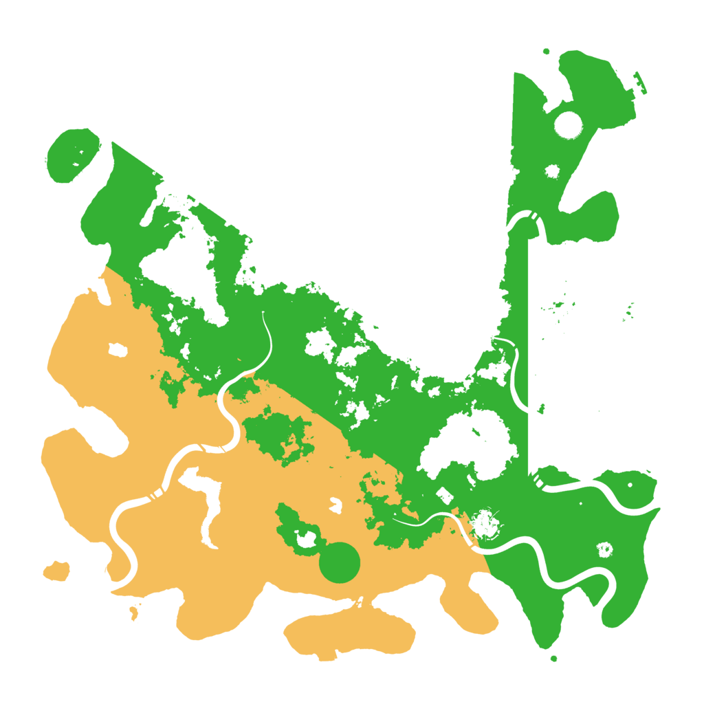 Biome Rust Map: Procedural Map, Size: 4500, Seed: 45481