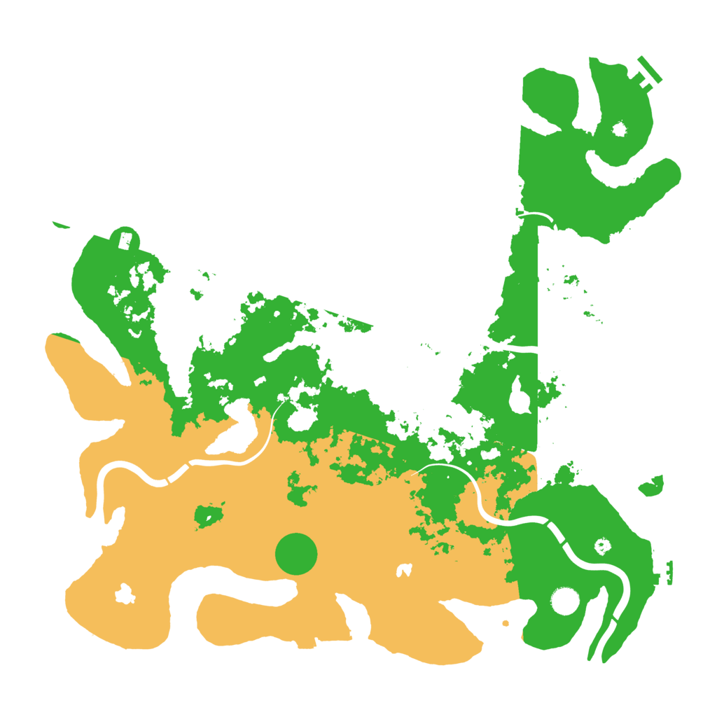 Biome Rust Map: Procedural Map, Size: 4500, Seed: 13974