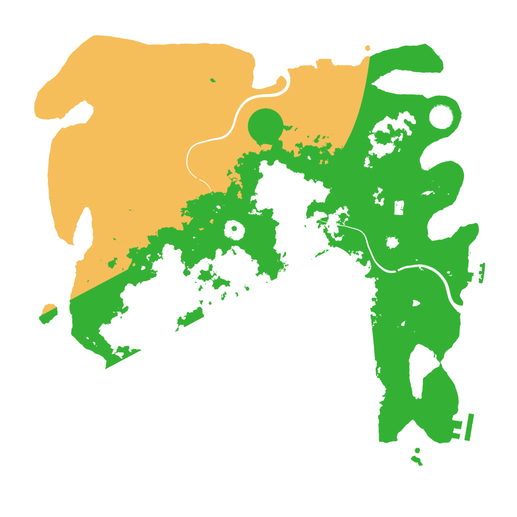 Biome Rust Map: Procedural Map, Size: 3850, Seed: 1599821544