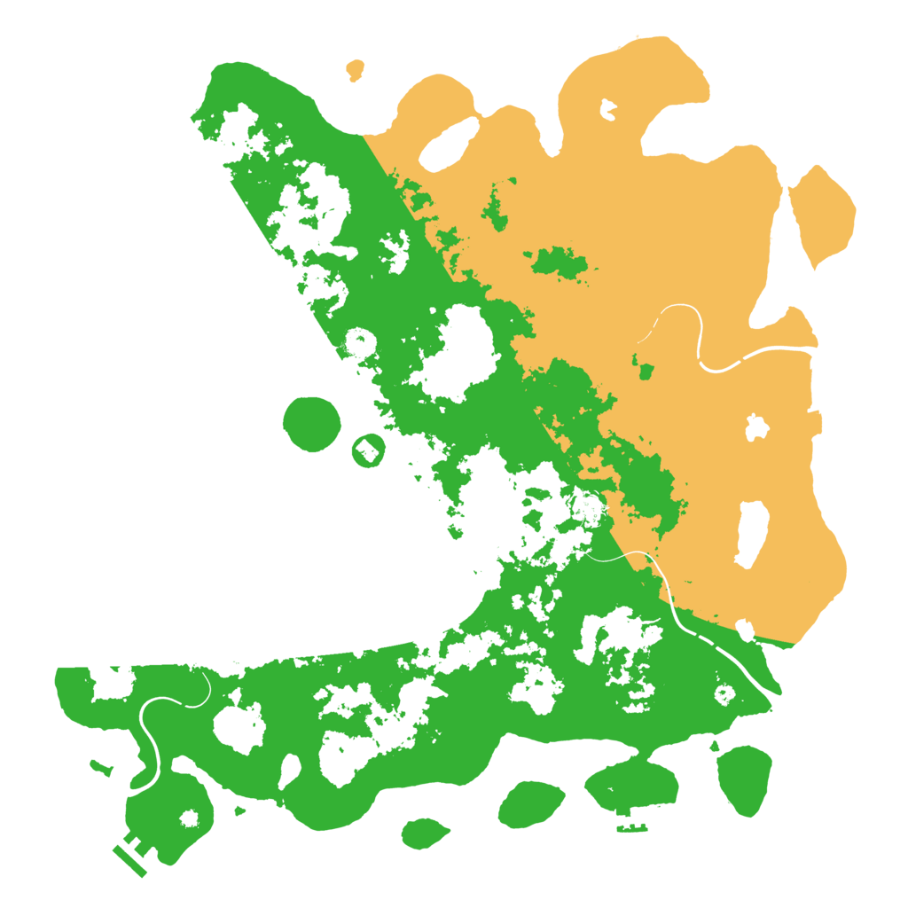 Biome Rust Map: Procedural Map, Size: 4500, Seed: 2079445098