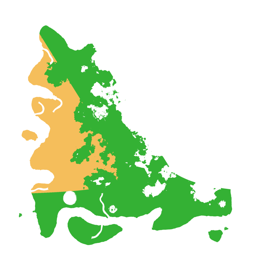 Biome Rust Map: Procedural Map, Size: 3500, Seed: 68446073